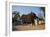 Kyaung Shwe in Bin Teakwood Temple and Monastery, Mandalay, Myanmar (Burma), Asia-Tuul-Framed Photographic Print