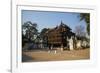 Kyaung Shwe in Bin Teakwood Temple and Monastery, Mandalay, Myanmar (Burma), Asia-Tuul-Framed Photographic Print