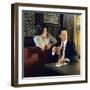 KYLE MacLACHLAN; SHERILYN FENN. "Twin Peaks" [1990], directed by DAVID LYNCH.-null-Framed Premium Photographic Print