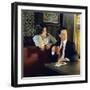 KYLE MacLACHLAN; SHERILYN FENN. "Twin Peaks" [1990], directed by DAVID LYNCH.-null-Framed Premium Photographic Print