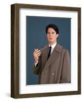 KYLE MacLACHLAN. "Twin Peaks" [1990], directed by DAVID LYNCH.-null-Framed Photographic Print