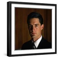 KYLE MacLACHLAN. "Twin Peaks" [1990], directed by DAVID LYNCH.-null-Framed Photographic Print