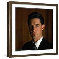 KYLE MacLACHLAN. "Twin Peaks" [1990], directed by DAVID LYNCH.-null-Framed Photographic Print