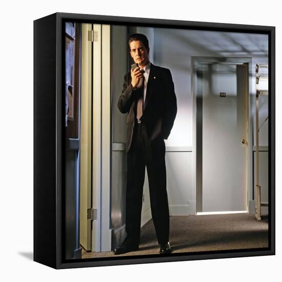 KYLE MacLACHLAN. "Twin Peaks" [1990], directed by DAVID LYNCH.-null-Framed Stretched Canvas