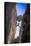 Kyle Vassilopoulos Having Fun Climbing Below A Large Chock Stone Slot Canyon At Natural Bridge SP-Ben Herndon-Stretched Canvas