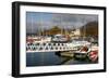 Kyleakin Harbour and Castle Moil, Skye, Highland, Scotland-Peter Thompson-Framed Photographic Print