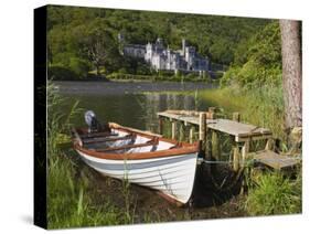 Kylemore Abbey and Lake, Connemara, County Galway, Connacht, Republic of Ireland, Europe-Richard Cummins-Stretched Canvas