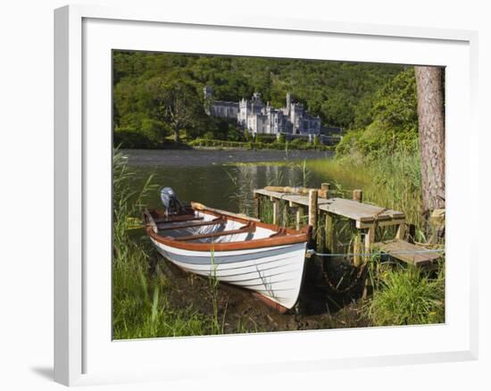 Kylemore Abbey and Lake, Connemara, County Galway, Connacht, Republic of Ireland, Europe-Richard Cummins-Framed Photographic Print