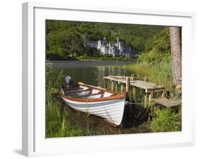 Kylemore Abbey and Lake, Connemara, County Galway, Connacht, Republic of Ireland, Europe-Richard Cummins-Framed Photographic Print