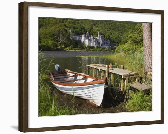 Kylemore Abbey and Lake, Connemara, County Galway, Connacht, Republic of Ireland, Europe-Richard Cummins-Framed Photographic Print