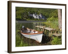 Kylemore Abbey and Lake, Connemara, County Galway, Connacht, Republic of Ireland, Europe-Richard Cummins-Framed Photographic Print