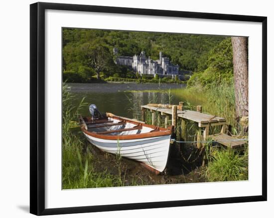 Kylemore Abbey and Lake, Connemara, County Galway, Connacht, Republic of Ireland, Europe-Richard Cummins-Framed Photographic Print