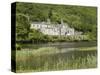 Kylemore Abbey, Connemara, County Galway, Connacht, Republic of Ireland-Gary Cook-Stretched Canvas