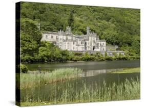 Kylemore Abbey, Connemara, County Galway, Connacht, Republic of Ireland-Gary Cook-Stretched Canvas