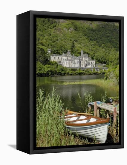 Kylemore Abbey, Connemara, County Galway, Connacht, Republic of Ireland-Gary Cook-Framed Stretched Canvas