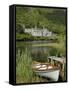 Kylemore Abbey, Connemara, County Galway, Connacht, Republic of Ireland-Gary Cook-Framed Stretched Canvas