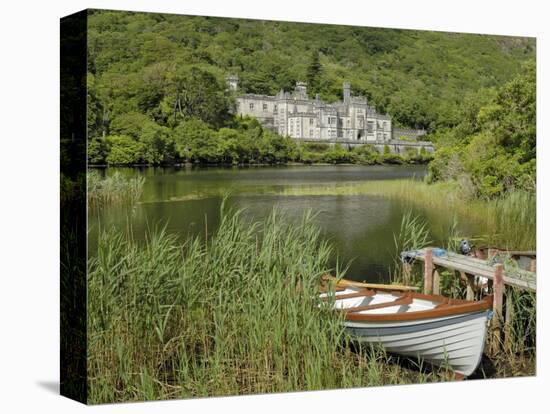 Kylemore Abbey, Connemara, County Galway, Connacht, Republic of Ireland-Gary Cook-Stretched Canvas