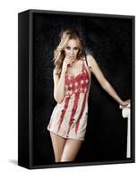 Kylie Minogue-null-Framed Stretched Canvas