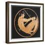 Kylix Depicting Athlete Lifting Weights-null-Framed Giclee Print
