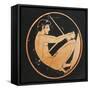 Kylix Depicting Athlete Lifting Weights-null-Framed Stretched Canvas
