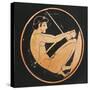 Kylix Depicting Athlete Lifting Weights-null-Stretched Canvas