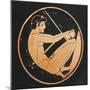 Kylix Depicting Athlete Lifting Weights-null-Mounted Premium Giclee Print