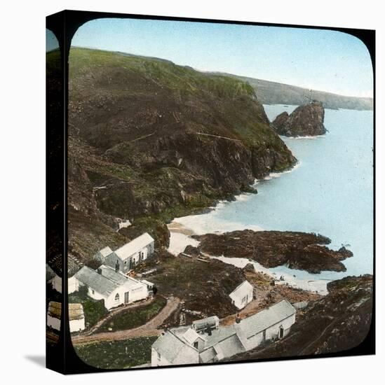 Kynance Cove and Village, Cornwall, Late 19th or Early 20th Century-null-Stretched Canvas