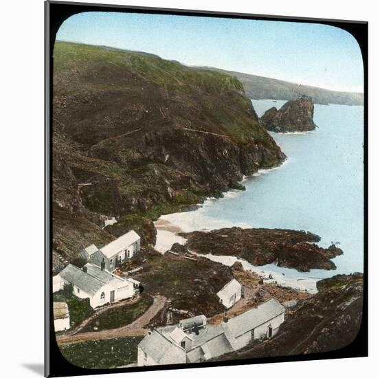 Kynance Cove and Village, Cornwall, Late 19th or Early 20th Century-null-Mounted Giclee Print