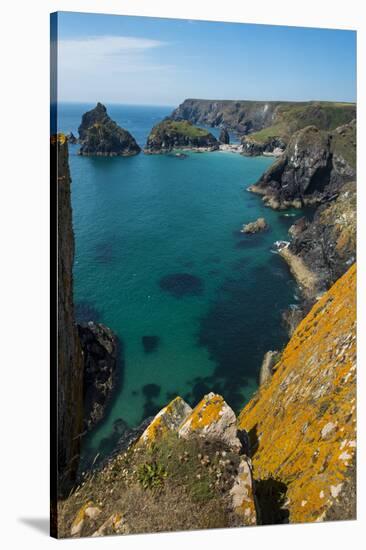 Kynance Cove on the Lizard Peninsula, Cornwall, England, United Kingdom, Europe-Alex Treadway-Stretched Canvas