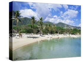 Kyona Beach Club, North of Port Au Prince, Haiti, West Indies, Central America-Lousie Murray-Stretched Canvas