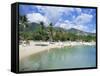 Kyona Beach Club, North of Port Au Prince, Haiti, West Indies, Central America-Lousie Murray-Framed Stretched Canvas