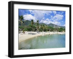 Kyona Beach Club, North of Port Au Prince, Haiti, West Indies, Central America-Lousie Murray-Framed Photographic Print