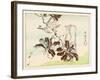 Kyosai Rakuga - Bird and Flowers-Kyosai Kawanabe-Framed Giclee Print