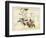 Kyosai Rakuga - Bird and Flowers-Kyosai Kawanabe-Framed Giclee Print