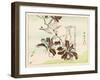 Kyosai Rakuga - Bird and Flowers-Kyosai Kawanabe-Framed Giclee Print