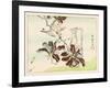 Kyosai Rakuga - Bird and Flowers-Kyosai Kawanabe-Framed Giclee Print