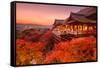 Kyoto, Japan at Kiyomizu-Dera Temple.-SeanPavonePhoto-Framed Stretched Canvas