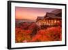 Kyoto, Japan at Kiyomizu-Dera Temple.-SeanPavonePhoto-Framed Photographic Print