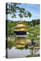 Kyoto, Japan. Kinkaku-Ji, Temple of the Golden Pavilion, also known as Rokuon-Ji-Miva Stock-Stretched Canvas