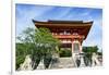 Kyoto, Japan. Main entrance gate to the Kiyomizudera temple, a UNESCO World Heritage Site-Miva Stock-Framed Photographic Print