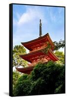 Kyoto, Japan. Taisan-ji Temple nearby Kiyomizu-dera Temple-Miva Stock-Framed Stretched Canvas