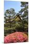 Kyoto, Japan. The Ninomaru Palace is gilded with gold at Nijo Castle-Miva Stock-Mounted Premium Photographic Print