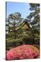 Kyoto, Japan. The Ninomaru Palace is gilded with gold at Nijo Castle-Miva Stock-Stretched Canvas