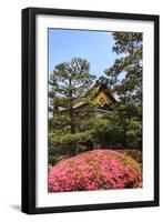 Kyoto, Japan. The Ninomaru Palace is gilded with gold at Nijo Castle-Miva Stock-Framed Photographic Print