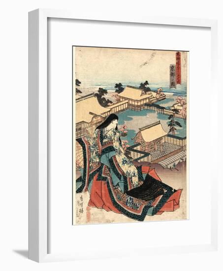 Kyoto No Zu-Utagawa Toyokuni-Framed Giclee Print