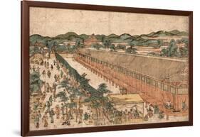 Kyoto Sanjusangendo No Zu-Utagawa Toyoharu-Framed Giclee Print