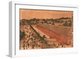 Kyoto Sanjusangendo No Zu-Utagawa Toyoharu-Framed Giclee Print