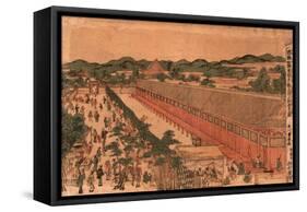 Kyoto Sanjusangendo No Zu-Utagawa Toyoharu-Framed Stretched Canvas
