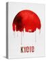 Kyoto Skyline Red-NaxArt-Stretched Canvas