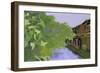 Kyoto Takase River-Hiroyuki Izutsu-Framed Giclee Print